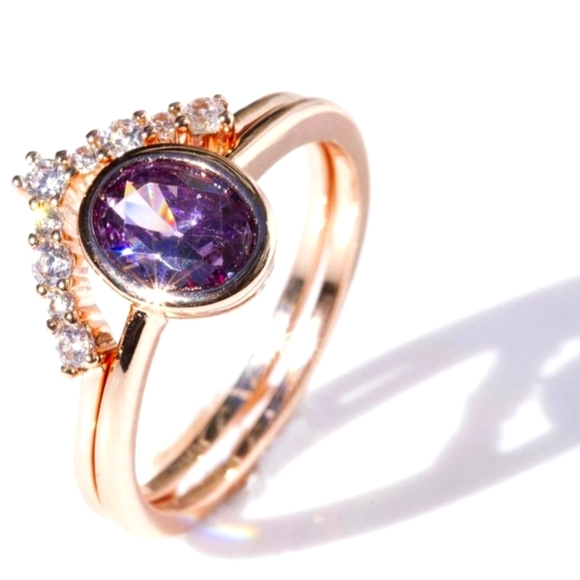 Two Rings Rose Gold - Picture 2 of 6